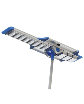 80W Solar Street Parking Lot Light 8000 Lumens 138.3W 23V Solar Panel