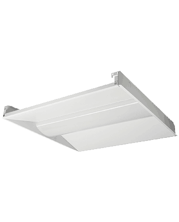 30W LED 2’x2’ Recessed Center Basket Lay-In Troffer Fixture, 3780 Lumens