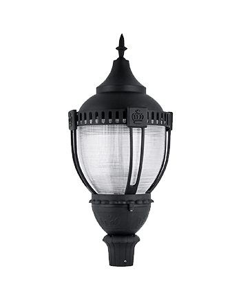 80 Watt LED Decorative Acorn Style Pole-Top Outdoor Area Light, 8720 Lumens