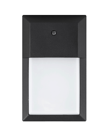 12 Watt LED Slim Wall Pack with Photocell, 800 Lumens