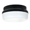 14 Watt Round Outdoor Surface Mount Fixture 1400 Lumens Black