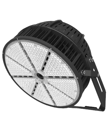 1000 Watt Quick Ship Round LED Stadium Flood Light, 136,722 Lumens