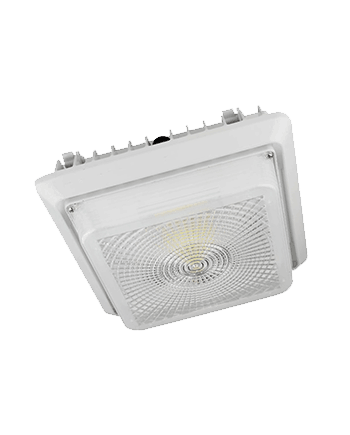 55 Watt LED Low Profile Parking Garage Low Bay - 7,423 Lumens