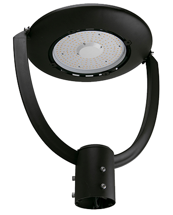 35W LED Color-Adjustable Smart Circular Pole-Top Outdoor Area Light - 4830 Lumens