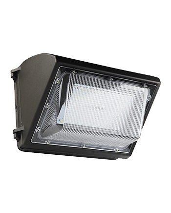 55W LED Traditional Style Wall Pack with Photocell Option, 6832 Lumens